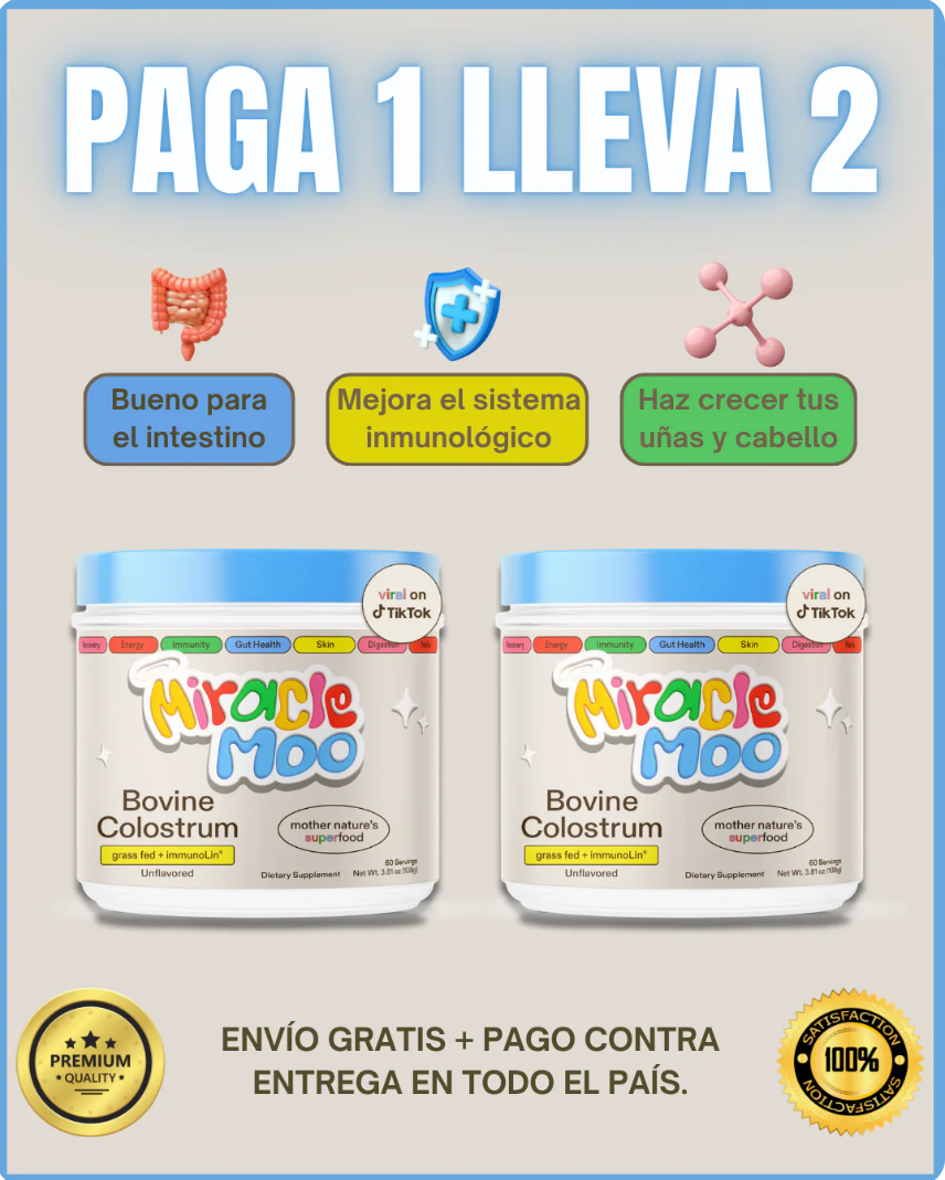 2X1 MIRACLE MOO - CALOSTRO BOVINO