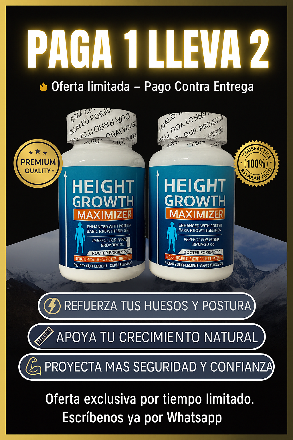 2X1 Height Growth Maximizador De Altura